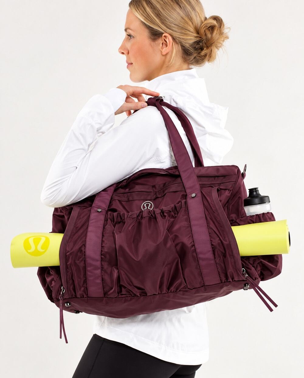 Lululemon *Rare* Keep On Running Duffel Bag Bordeaux Drama Purple